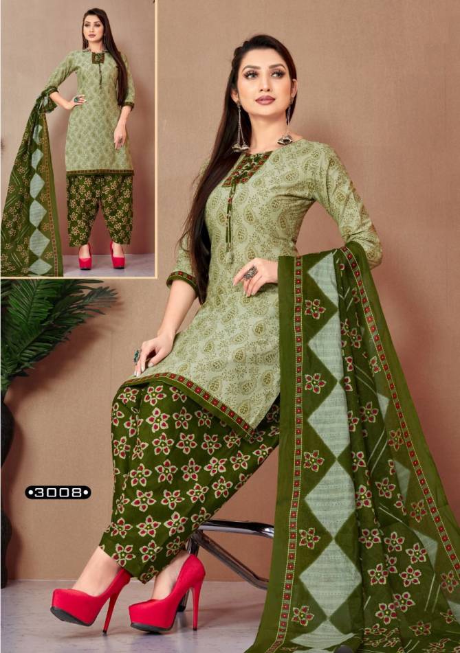 K Cotton Rangoli Patiyala 3 Fancy Casual Daily Wear Cotton Printed Dress Material Collection